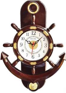 Click n Ship Analog 36 cm X 26 cm Wall Clock