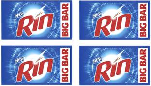Rin Bar ( Pack Of 4 )250 Gm Soap Detergent Bar