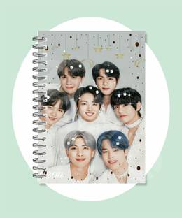 craft maniacs BTS A5 Diary RULED 160 Pages