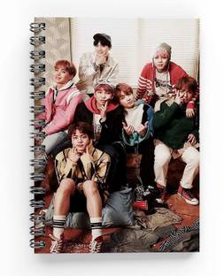 craft maniacs BT21 A5 Diary RULED 160 Pages