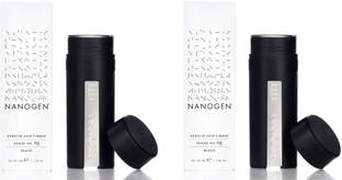 NANOGEN Thickening Hair Fibres Black Combo of 2
