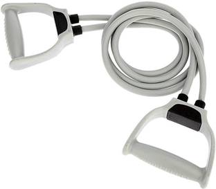 AKT EMPIRE Double Toning Resistance Tube Heavy Quality for Stretching, Full Body Workout Resistance Tube