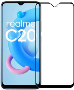 Karpine Edge To Edge Tempered Glass for Realme C20, Realme C21, Realme C25