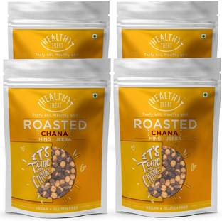 Healthy Treat Roasted Chana - Hing Jeera Combo 800 gm (Pack of 4 200gm Each)