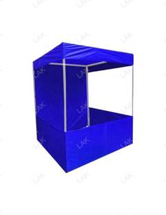 lak Canopy Foldable Tent for Advertisement Branding Promotion (4x4x7ft, Blue) Tent - For 5 Person