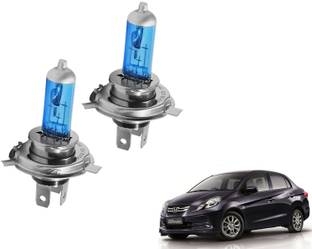 WolkomHome Car H4 halogen headlight bulb 12V 130/100W 5000K Cool Blue Headlights Lamp Light Bulb Replacement for Honda Amaze Type-2 Headlight Car Halogen for Honda (12 V, 100 W)
