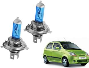 WolkomHome Car H4 halogen headlight bulb 12V 130/100W 5000K Cool Blue Headlights Lamp Light Bulb Replacement for Chevrolet Spark Headlight Car Halogen for Chevrolet (12 V, 100 W)
