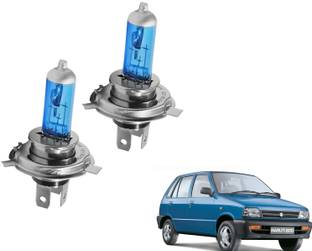 WolkomHome Car H4 halogen headlight bulb 12V 130/100W 5000K Cool Blue Headlights Lamp Light Bulb Replacement for Maruti Suzuki 800 Headlight Car Halogen for Maruti Suzuki (12 V, 100 W)