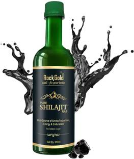 Rock Gold Pure Ayurvedic Shilajit/Shilajeet Juice (Rich Source of Energy, Strength & Stamina)