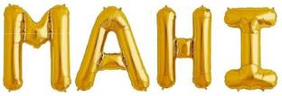 CC&S Solid "MAHI" Name Decoration Letter Foil Balloon For Birthday/Celebration/Surprise/Wedding Party Letter Balloon