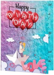 Greetings By Gaurangi Birthday Chocolate Explosion Box Greeting Card