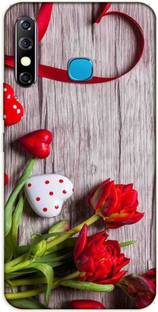 iprinto Back Cover for Infinix Hot 8 Flower Back Cover