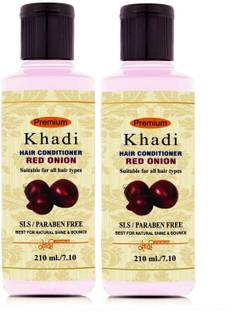Premium Khadi Red Onion oil Hair Conditioner For Hair Growth SLS & PARABEN FREE