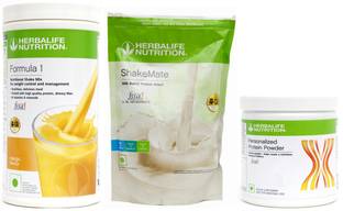 HERBALIFE WEIGHT LOSS SUPER COMBO OF FORMULA 1 NUTRITIONAL SHAKE MIX + PPP 200 + SHAKEMATE Nutrition Drink