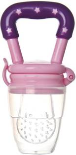 kogar Baby Pacifier Food Feeder Silicone Fresh Fruit Milk Nibbler Feeding Safe Kids Supplies Nipple Teat Pacifier Bottles 1 Pc Feeder(Multicolour) Soother