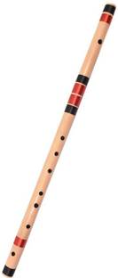 Shiv'z Muzic Flute, G Natural BASE, PREMIUM Bansuri, 25 inches With Written Manual & Carry Bag Bamboo Flute