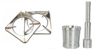 Yash Collections Yash Collection - pan support with High Quality Mortar & Pestle/Ohkli Musal/Kharal Aluminum masher set for kitchen Steel Masher