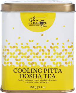 The Indian Chai Cooling Pitta Dosha Tea Cardamom, Liquorice, Ginger, Cinnamon, Fennel, Brahmi, Rose Herbal Infusion Tea Vacuum Pack