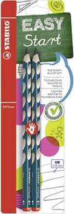 Stabilo Right-Handers - Triangual with Ergonomic Grip Moulds - HB Pencil