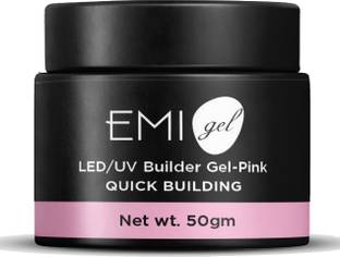 Gleevia LED/UV Builder Gel for Quick Building Nail Extension For Professionals only - Pink - 50gm
