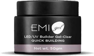 Gleevia LED/UV Builder Gel for Quick Building Nail Extension For Professionals only - Clear - 50gm