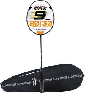 LI-NING G-Force Superlite Max 9 Grey, Black Unstrung Badminton Racquet