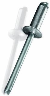 RPI SHOP 4mm x 12mm (5/32" X 1/2") Blind (POP) Rivets, for Riveting Gun/Riveter machine, Pack of 200 Pcs Rivet