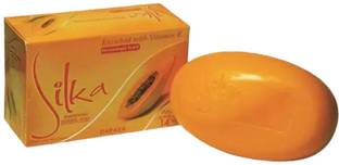 Silka Papaya Face and Body Whitening Herbal Soap