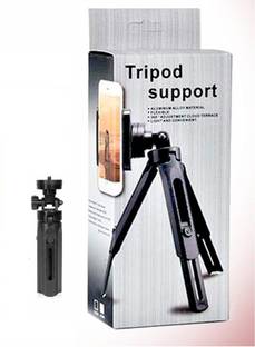 VibeX ® XXX-23 Foldable Shockproof Lightweight Tripod Support 7 + 3 inches with Holder Tripod