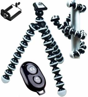 DigiClues Flexible Gorilla Tripod with Attachment for DSLR, Action Cameras & Smartphones Tripod Kit