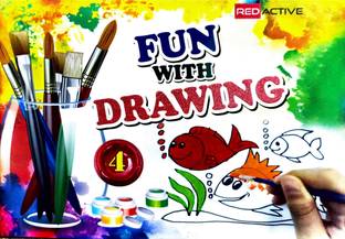 Red Active Fun with Drawing Class 4