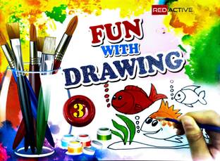 Red Active Fun with Drawing Class 3