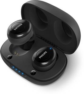 PHILIPS TAUT102BK True Wireless (TWS) Earbuds with Voice Assistant, lightweight Bluetooth