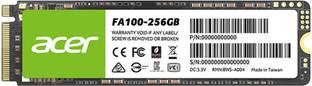 Acer FA100 256 GB Laptop Black PCIe NVMe Internal Solid State Drive (SSD) (FA100)