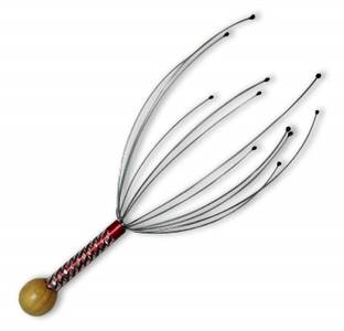 ZUCLLIN Claw Head Massager Manual Head Massager, Hand Held Scalp Head Massager Pain Relief And Hair Growth, Head Massager Neck Massage Octopus Scalp Stress Relax Spa Therapy Dealing (pack of 1) Massager