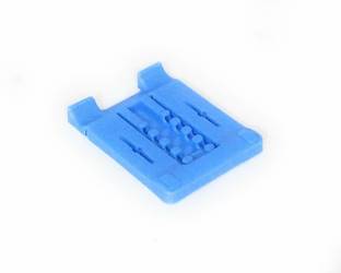 Techfab Small Size Universal Adjustable 4 Steps Foldable Holder for All Phone Tablet Desk - Pack of 6 Mobile Holder