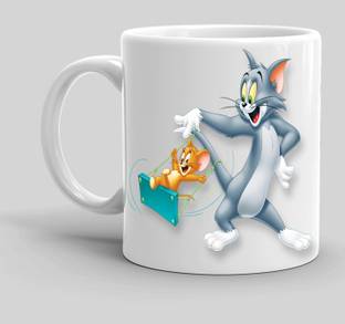 Avavia "Tom Jerry" Best Gift for Friend|Kids|Birthday|Printed Ceramic Coffee Mug