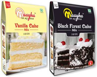 Maayka - Ek Atoot Rishta Maayka Vanilla Black Forest Cake Mix 200gm+200gm 400 g