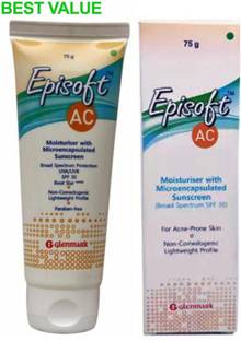 Episoft Sunscreen - SPF 50 PA+++ AC Moisturizer & Sunscreen