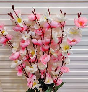 well art gallery ALLAH DESIGNER Multicolor Peach Blossom Artificial Flower