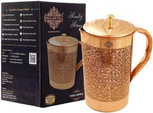 IndianArtVilla 2 L Copper Water Jug