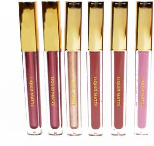 Luipui liquid matte Lipistic Red colour (6) set