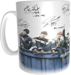 Devron BTS Signature - Birthday Anniversary Everyday Gift | BTS | Bangtan Boys Ceramic Coffee Mug