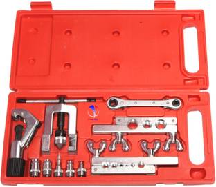 Mass Pro 10 Pcs Heavy Duty Steel Flaring Tools Kit & Swage Tool Flaring Multi Vise Tool