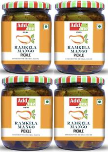 Add me Home Made Ram Kela Mango Pickle (2 kg) aam ka achar 4x500gm Punjabi Mango Pickles Mango Pickle