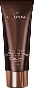 COLORBAR Sunscreen - SPF 50 PA++++ CB FACE THE SUN BROAD SPECTRUM DAILY FACE PROTECTOR 50ML
