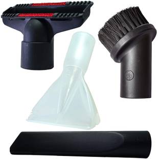 Rodak Combo Accessory for Vacuum Cleaner - Round Furniture Brush, Upholstery Nozzle, Crevice Tool, Transparent Washing Nozzle, Fully Imported from The European Union Vacuum Cleaner Nozzle