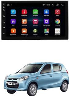 AYW Android Double Din Screen 7 inch Car Media Player with Touch Screen, Mirror Link, Bluetooth, Media Player Universal Alto 800 For All Models Car Stereo