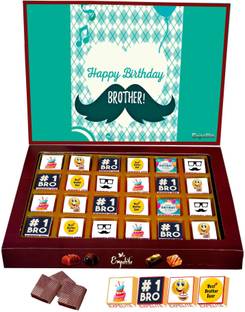 Expelite Happy Birthday Best Bro - 24 pc Birthday gift for brother birthday Bars