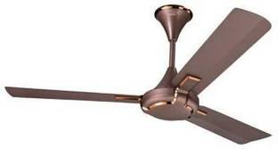 V-Guard GLADO PRIME 400 1.2 M ELEGANCE BROWN MATTE with 3 Year Warranty Silent Operation 1200 mm Ceiling Fan